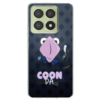 Picasee silikonový průhledný obal pro Xiaomi 14T - COONDA holátko - tmavá