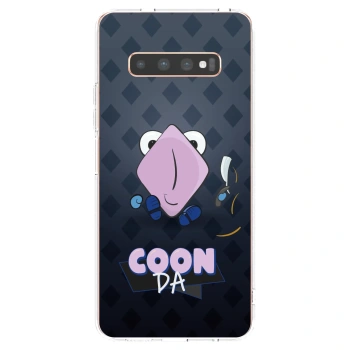 Picasee silikonový průhledný obal pro Samsung Galaxy S10 Plus G975 - COONDA holátko - tmavá