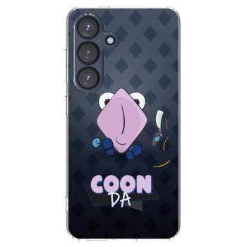 Picasee silikonový průhledný obal pro Samsung Galaxy S25 5G - COONDA holátko - tmavá