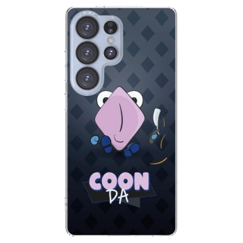 Picasee silikonový průhledný obal pro Samsung Galaxy S25 Ultra 5G - COONDA holátko - tmavá