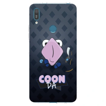 Picasee silikonový průhledný obal pro Huawei Y7 2019 - COONDA holátko - tmavá