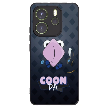 Picasee silikonový černý obal pro Xiaomi Redmi Note 14 4G - COONDA holátko - tmavá