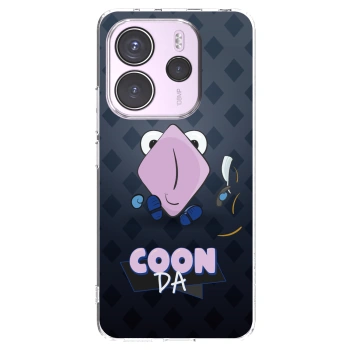 Picasee silikonový průhledný obal pro Xiaomi Redmi Note 14 4G - COONDA holátko - tmavá