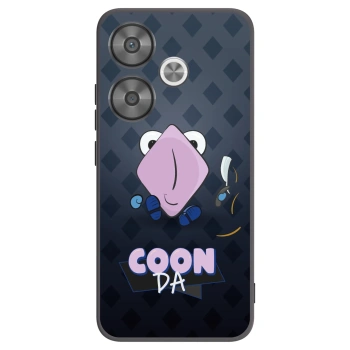 Picasee silikonový černý obal pro Xiaomi Poco F6 - COONDA holátko - tmavá