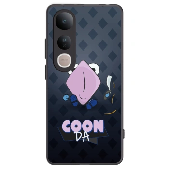 Picasee silikonový černý obal pro Vivo V50 Lite 5G - COONDA holátko - tmavá