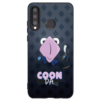 Picasee silikonový černý obal pro Huawei P30 Lite - COONDA holátko - tmavá