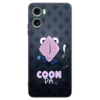 Picasee silikonový černý obal pro Motorola Moto G06 - COONDA holátko - tmavá