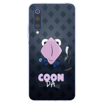 Picasee silikonový průhledný obal pro Xiaomi Mi 9 SE - COONDA holátko - tmavá