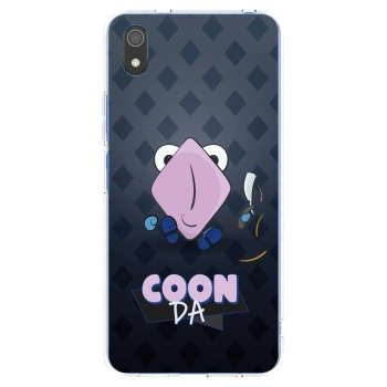 Picasee silikonový průhledný obal pro Xiaomi Redmi 7A - COONDA holátko - tmavá