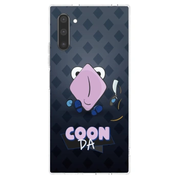 Picasee silikonový průhledný obal pro Samsung Galaxy Note 10 N970F - COONDA holátko - tmavá