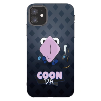 Picasee silikonový průhledný obal pro Apple iPhone 11 - COONDA holátko - tmavá