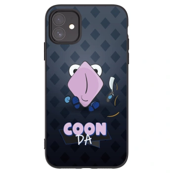Picasee silikonový černý obal pro Apple iPhone 11 - COONDA holátko - tmavá