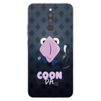 Picasee silikonový průhledný obal pro Xiaomi Redmi 8 - COONDA holátko - tmavá
