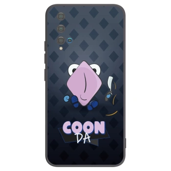 Picasee silikonový černý obal pro Huawei Nova 5T - COONDA holátko - tmavá