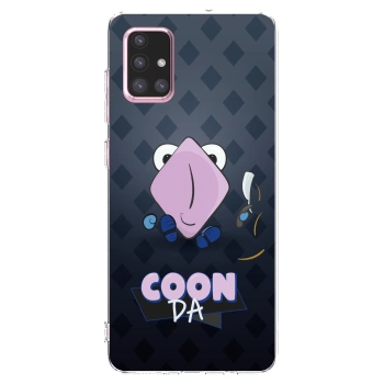 Picasee silikonový průhledný obal pro Samsung Galaxy A71 A715F - COONDA holátko - tmavá