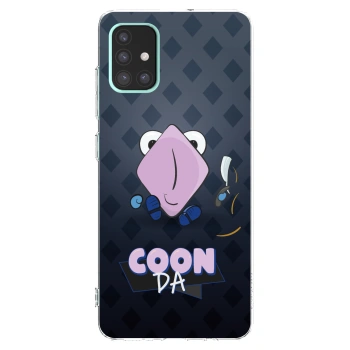 Picasee silikonový průhledný obal pro Samsung Galaxy A51 A515F - COONDA holátko - tmavá