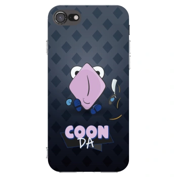 Picasee silikonový průhledný obal pro Apple iPhone SE 2020 - COONDA holátko - tmavá