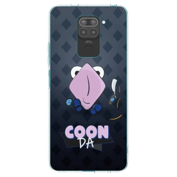 Picasee silikonový černý obal pro Xiaomi Redmi Note 9 - COONDA holátko - tmavá
