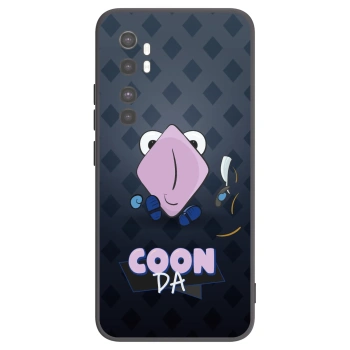 Picasee silikonový černý obal pro Xiaomi Mi Note 10 Lite - COONDA holátko - tmavá