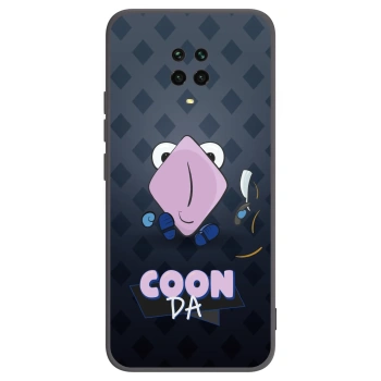 Picasee silikonový černý obal pro Xiaomi Redmi Note 9S - COONDA holátko - tmavá