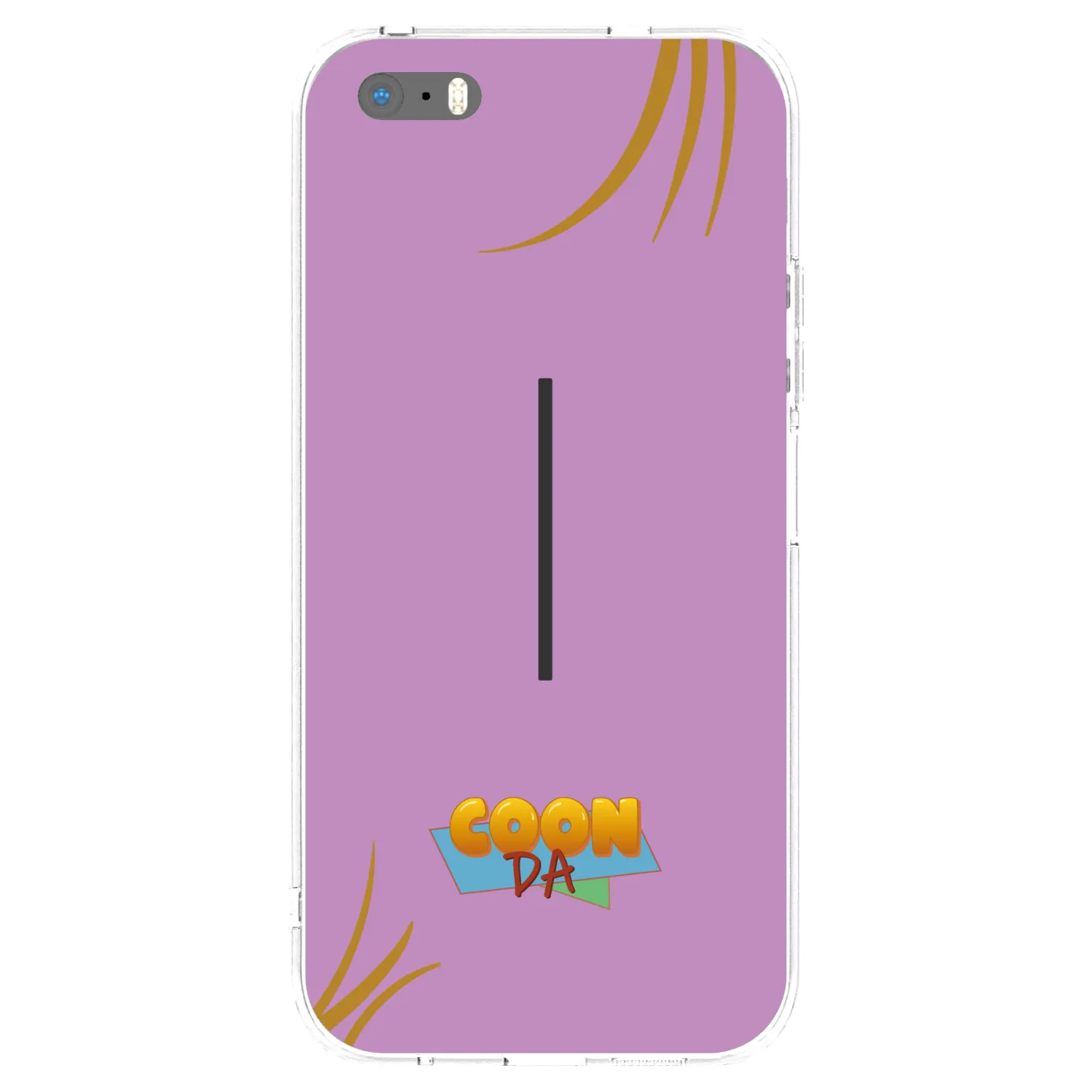 Picasee silikonový průhledný obal pro Apple iPhone 5/5S/SE - COONDA růžovka