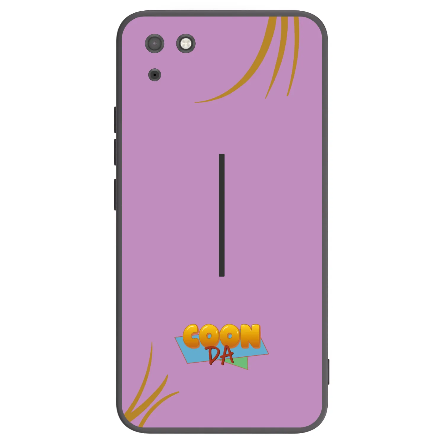 Picasee silikonový černý obal pro Huawei Y5P - COONDA růžovka