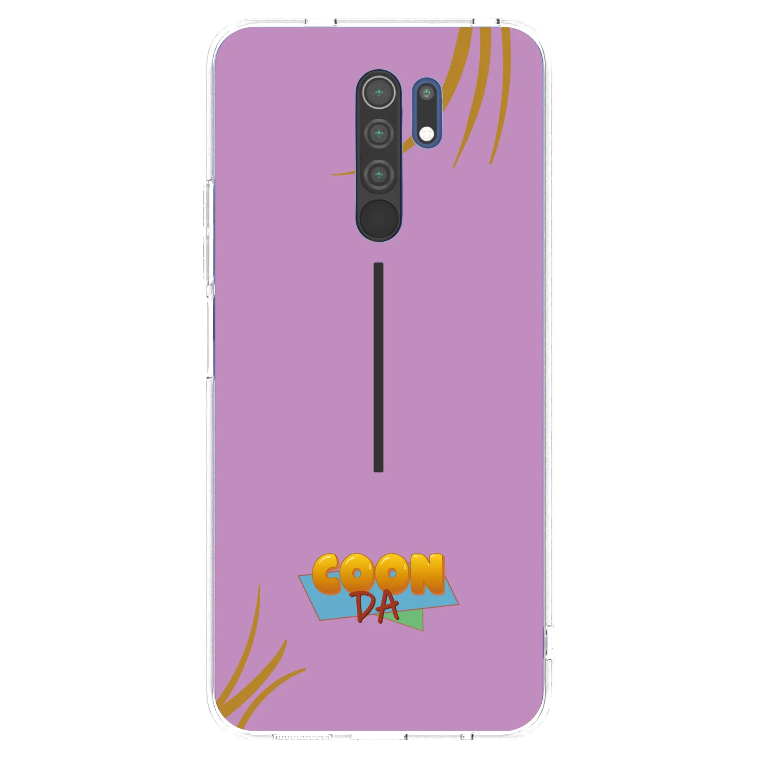 Picasee silikonový průhledný obal pro Xiaomi Redmi 9 - COONDA růžovka