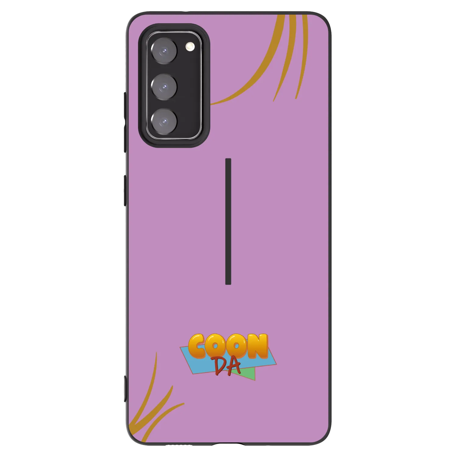 Picasee silikonový černý obal pro Samsung Galaxy S20 FE - COONDA růžovka