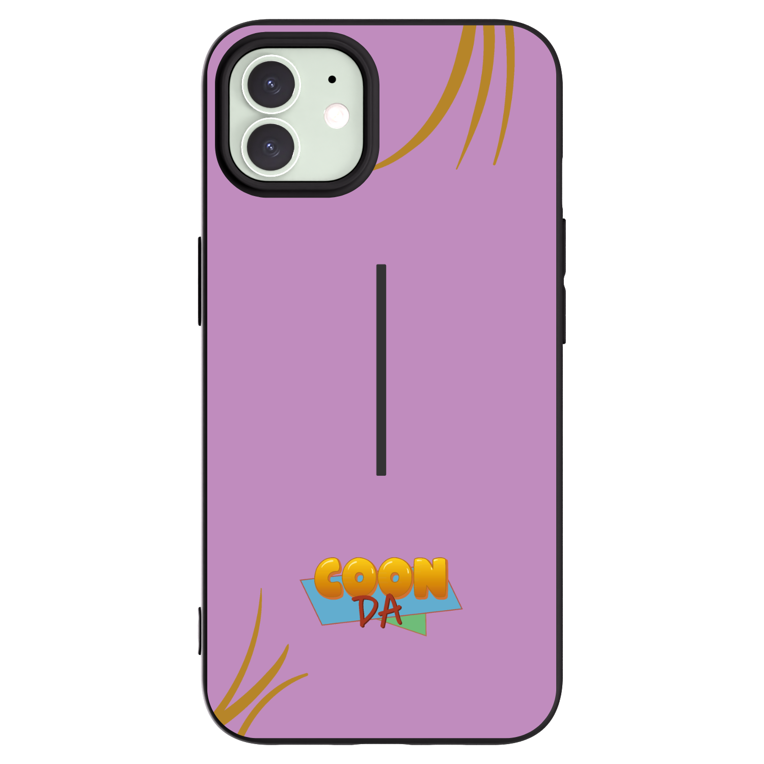 Picasee silikonový černý obal pro Apple iPhone 12 - COONDA růžovka