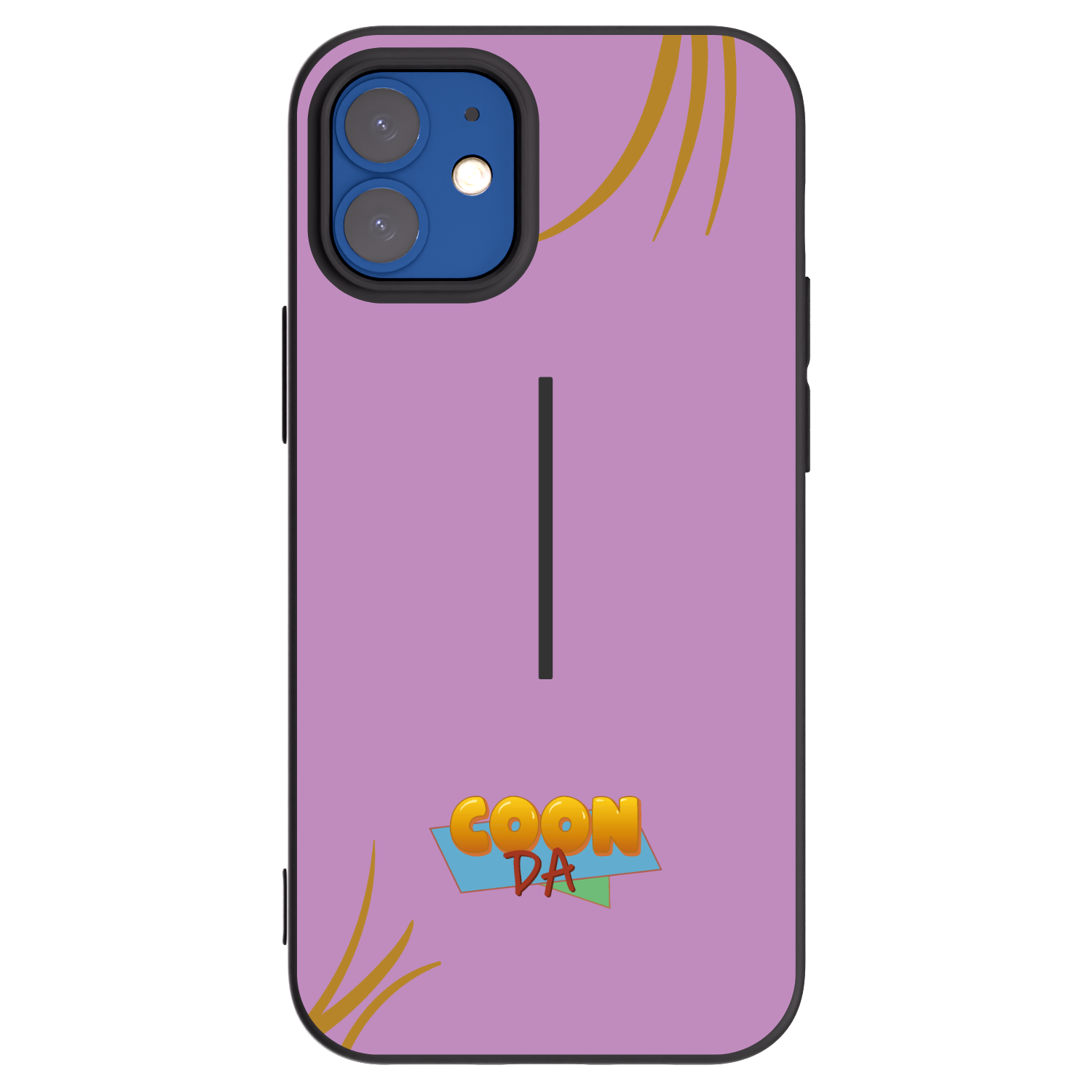 Picasee silikonový černý obal pro Apple iPhone 12 mini - COONDA růžovka
