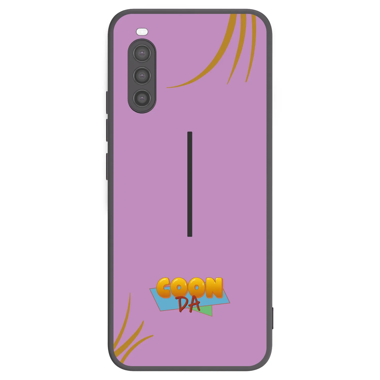 Picasee silikonový černý obal pro Sony Xperia 10 II - COONDA růžovka