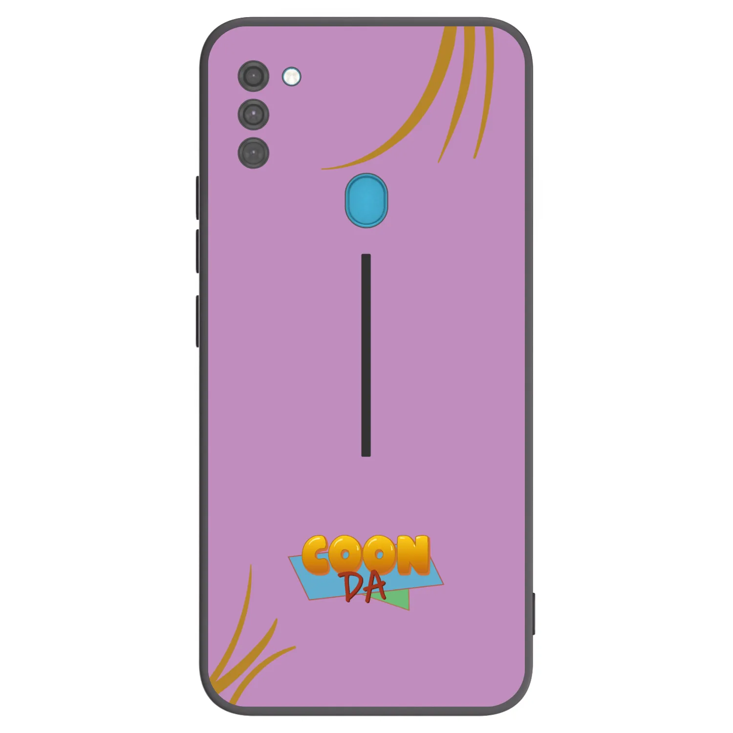 Picasee silikonový černý obal pro Samsung Galaxy M11 - COONDA růžovka