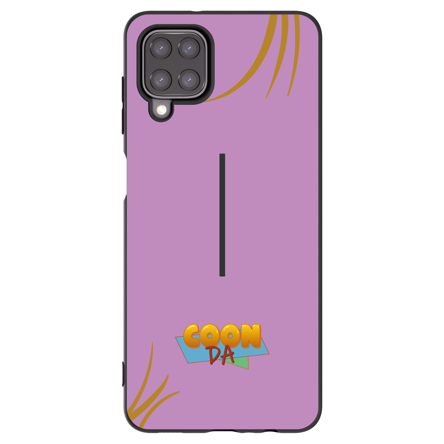 Picasee silikonový černý obal pro Samsung Galaxy A12 A125F - COONDA růžovka