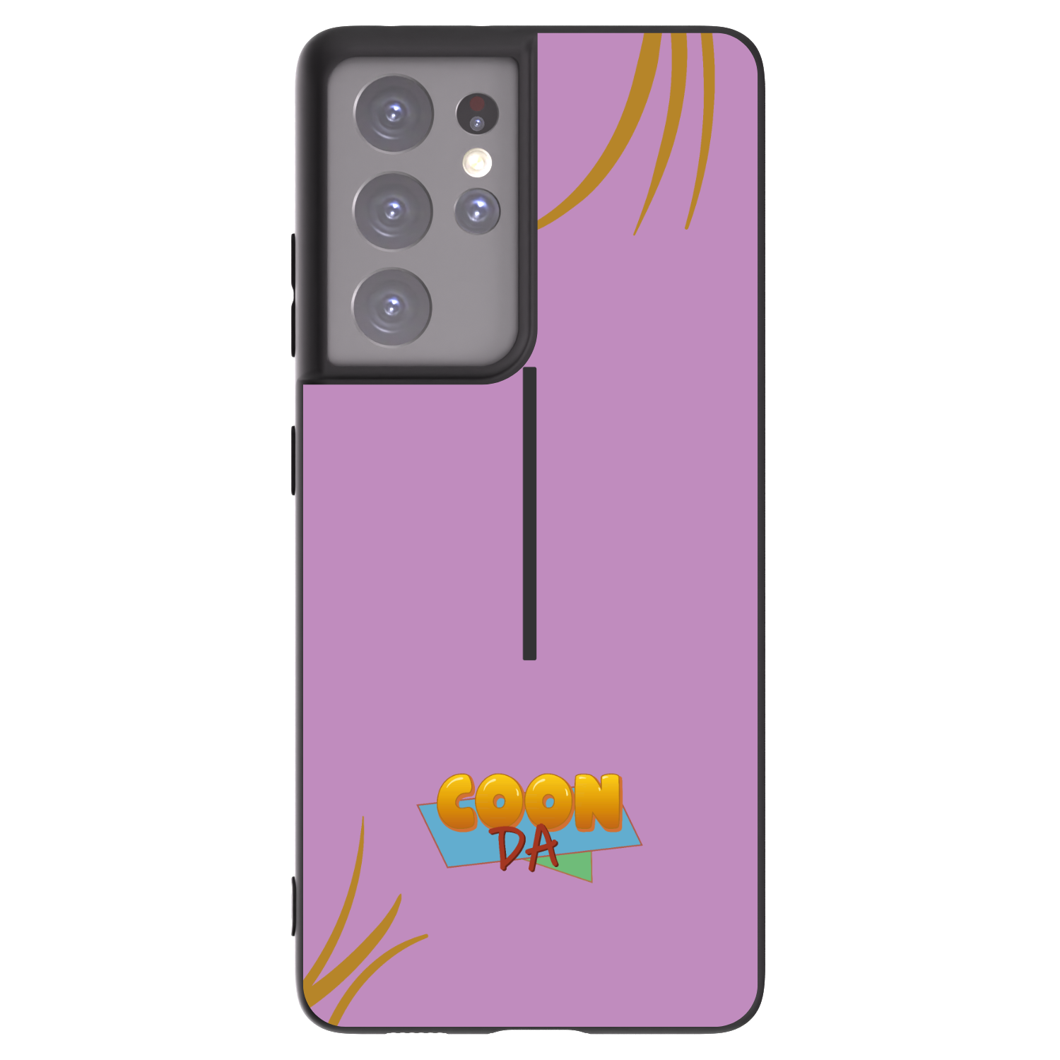 Picasee silikonový černý obal pro Samsung Galaxy S21 Ultra 5G G998B - COONDA růžovka