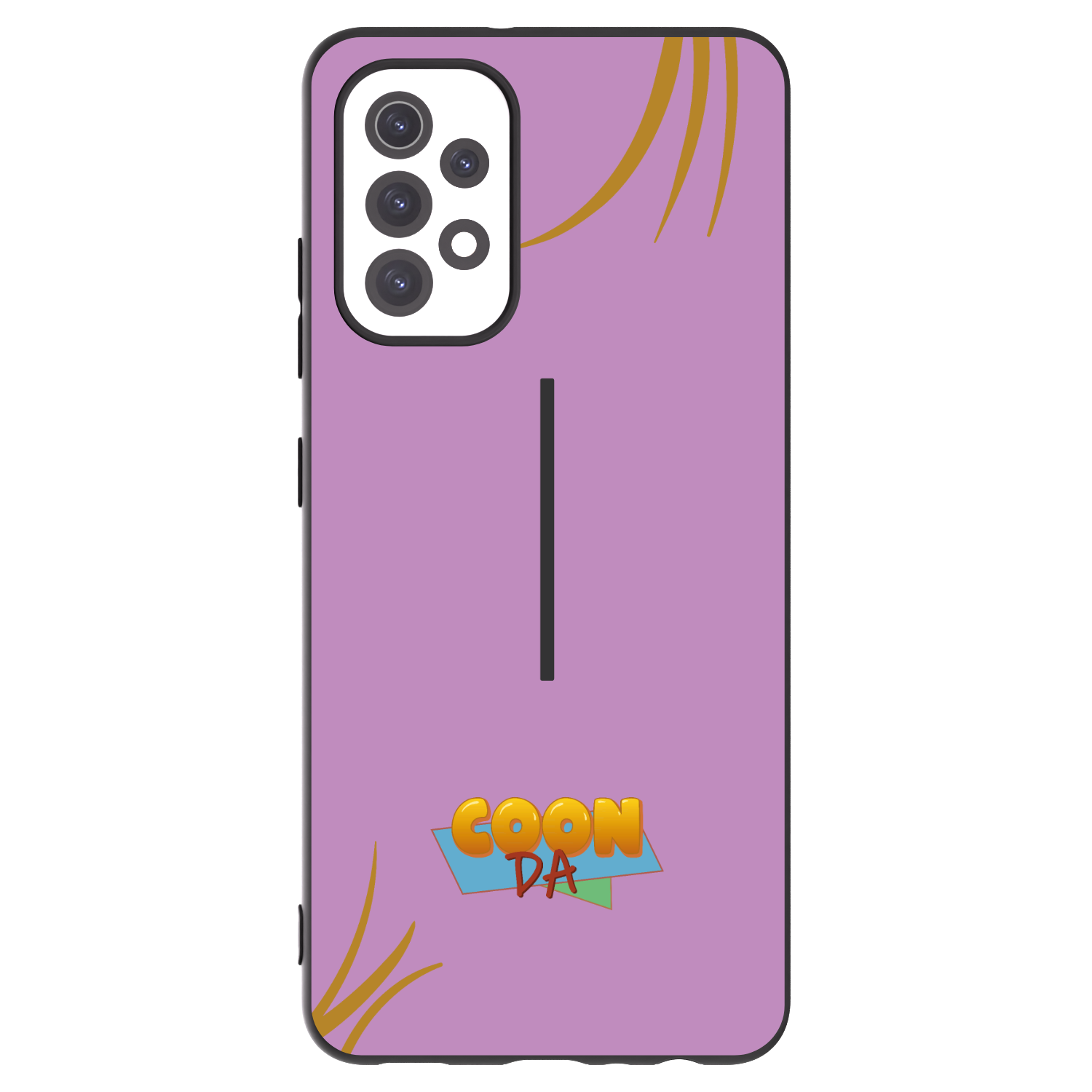 Picasee silikonový černý obal pro Samsung Galaxy A32 5G A326B - COONDA růžovka