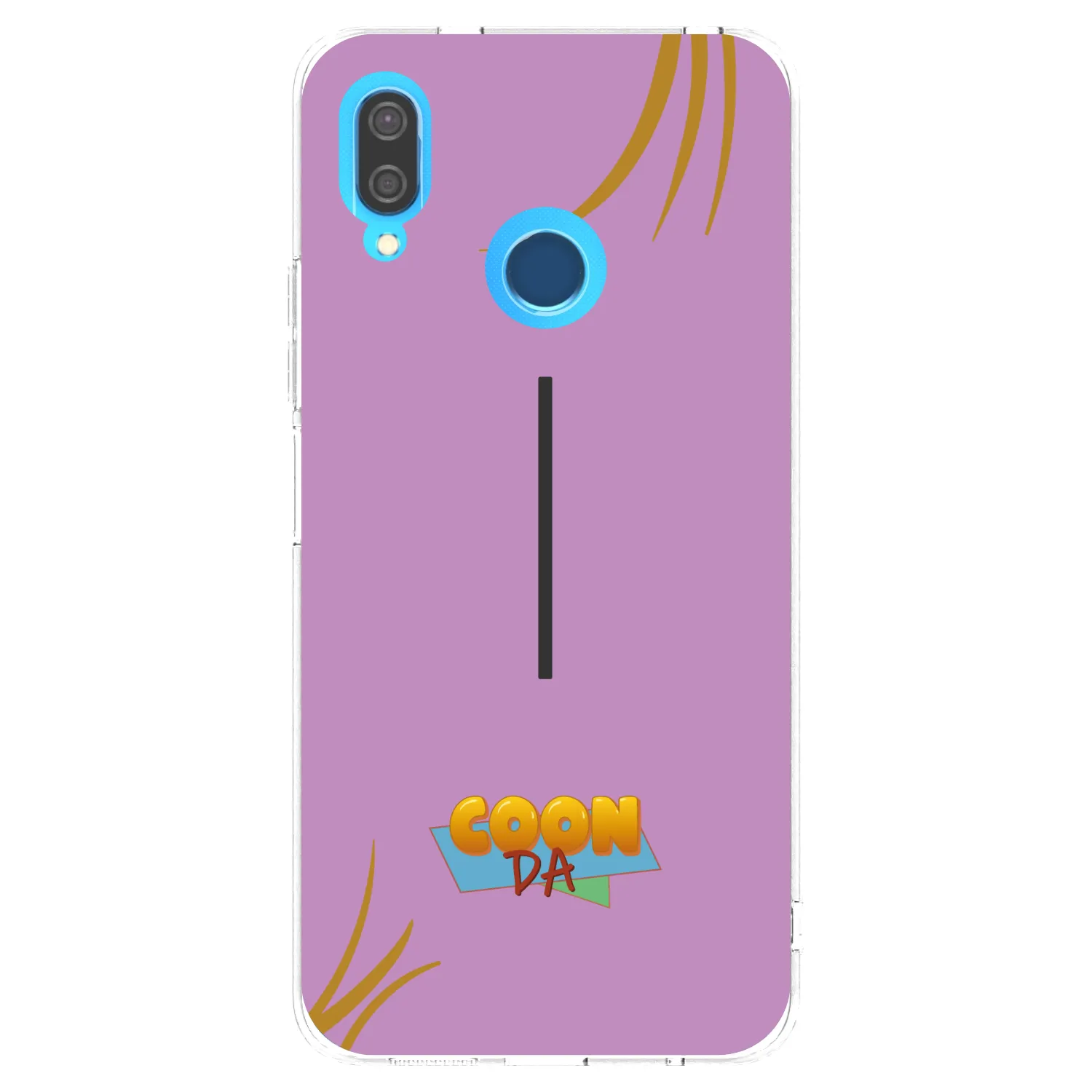 Picasee silikonový průhledný obal pro Huawei P20 Lite - COONDA růžovka