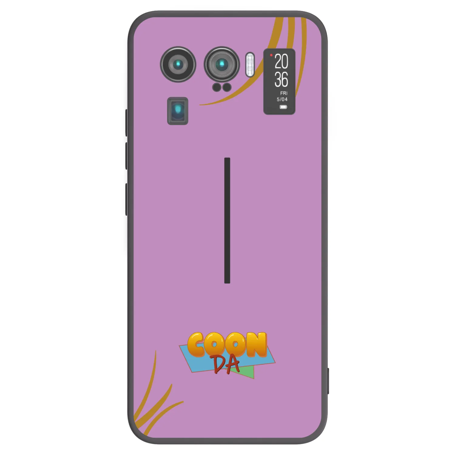 Picasee silikonový černý obal pro Xiaomi Mi 11 Ultra - COONDA růžovka