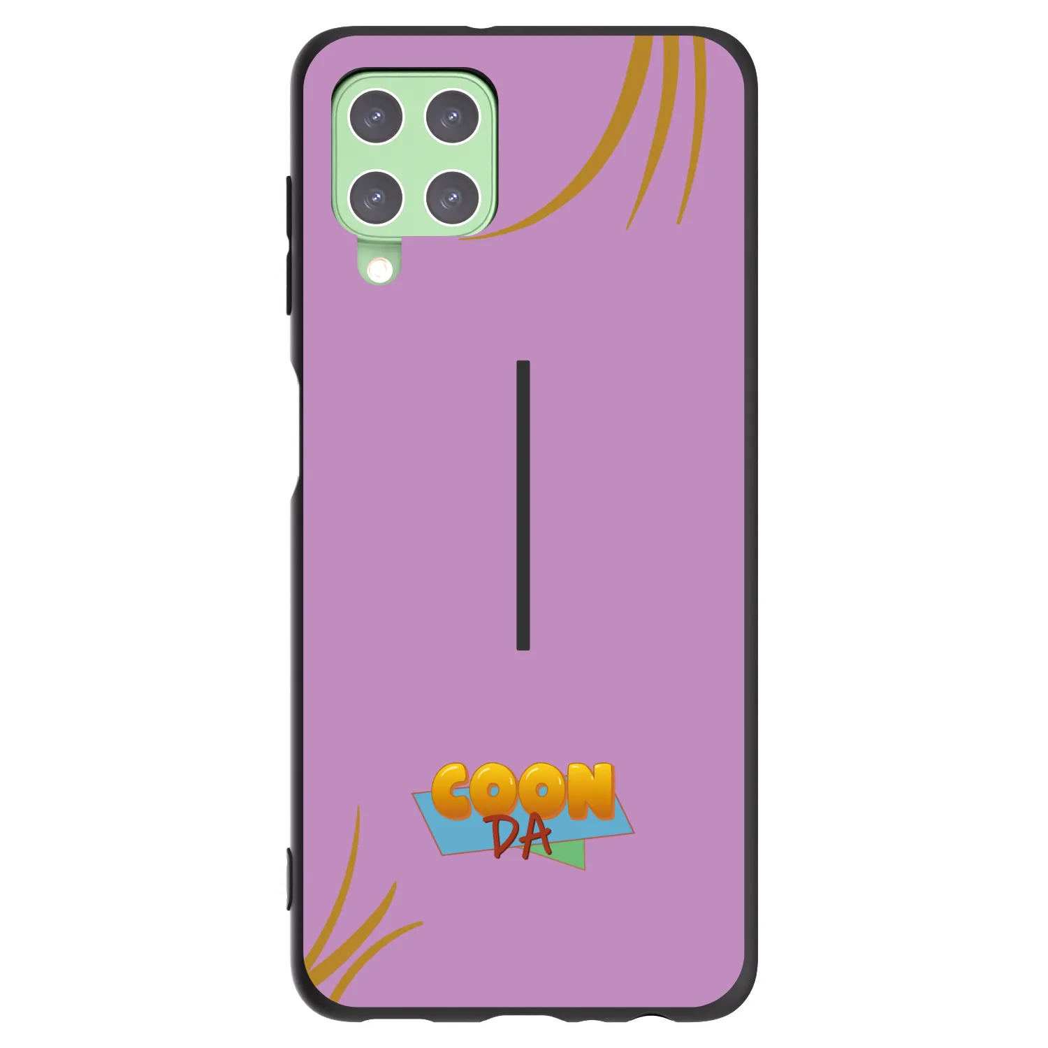 Picasee silikonový černý obal pro Samsung Galaxy A22 A225F 4G - COONDA růžovka