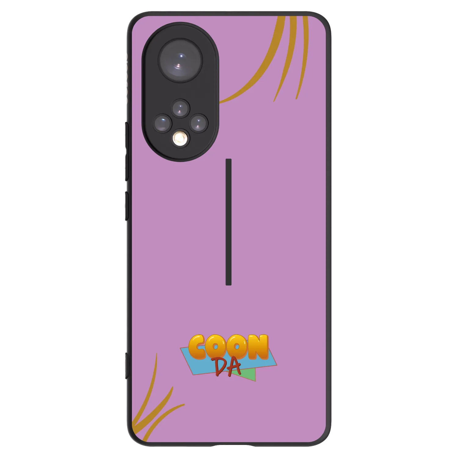 Picasee silikonový černý obal pro Honor 50 5G - COONDA růžovka