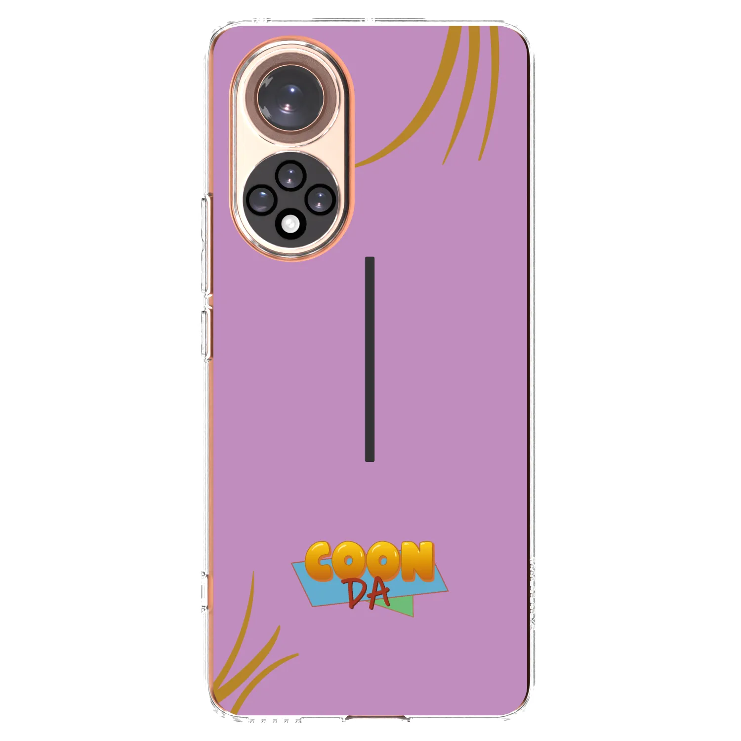 Picasee silikonový průhledný obal pro Honor 50 5G - COONDA růžovka