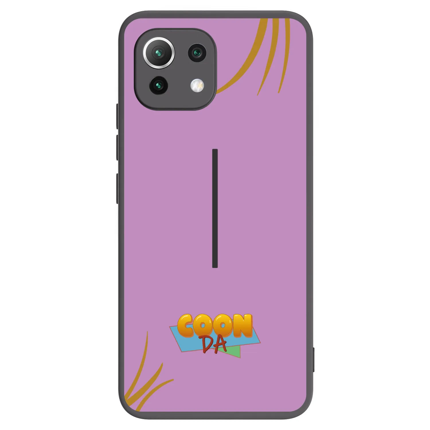 Picasee silikonový černý obal pro Xiaomi 11 Lite 5G NE - COONDA růžovka