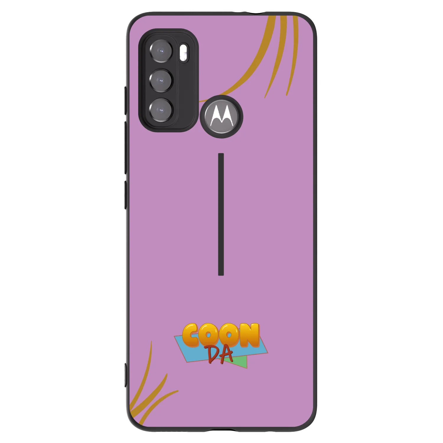Picasee silikonový černý obal pro Motorola Moto G60 - COONDA růžovka