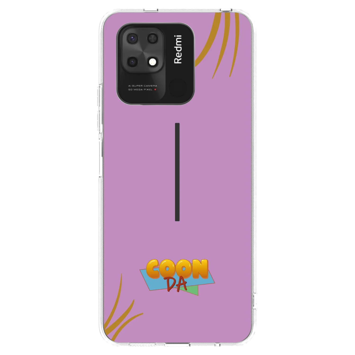 Picasee silikonový průhledný obal pro Xiaomi Redmi 10C - COONDA růžovka