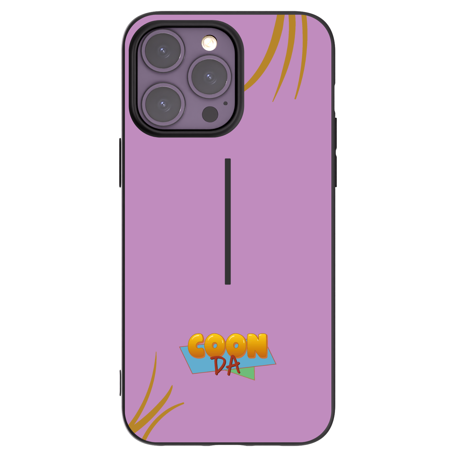 Picasee silikonový černý obal pro Apple iPhone 14 Pro Max - COONDA růžovka