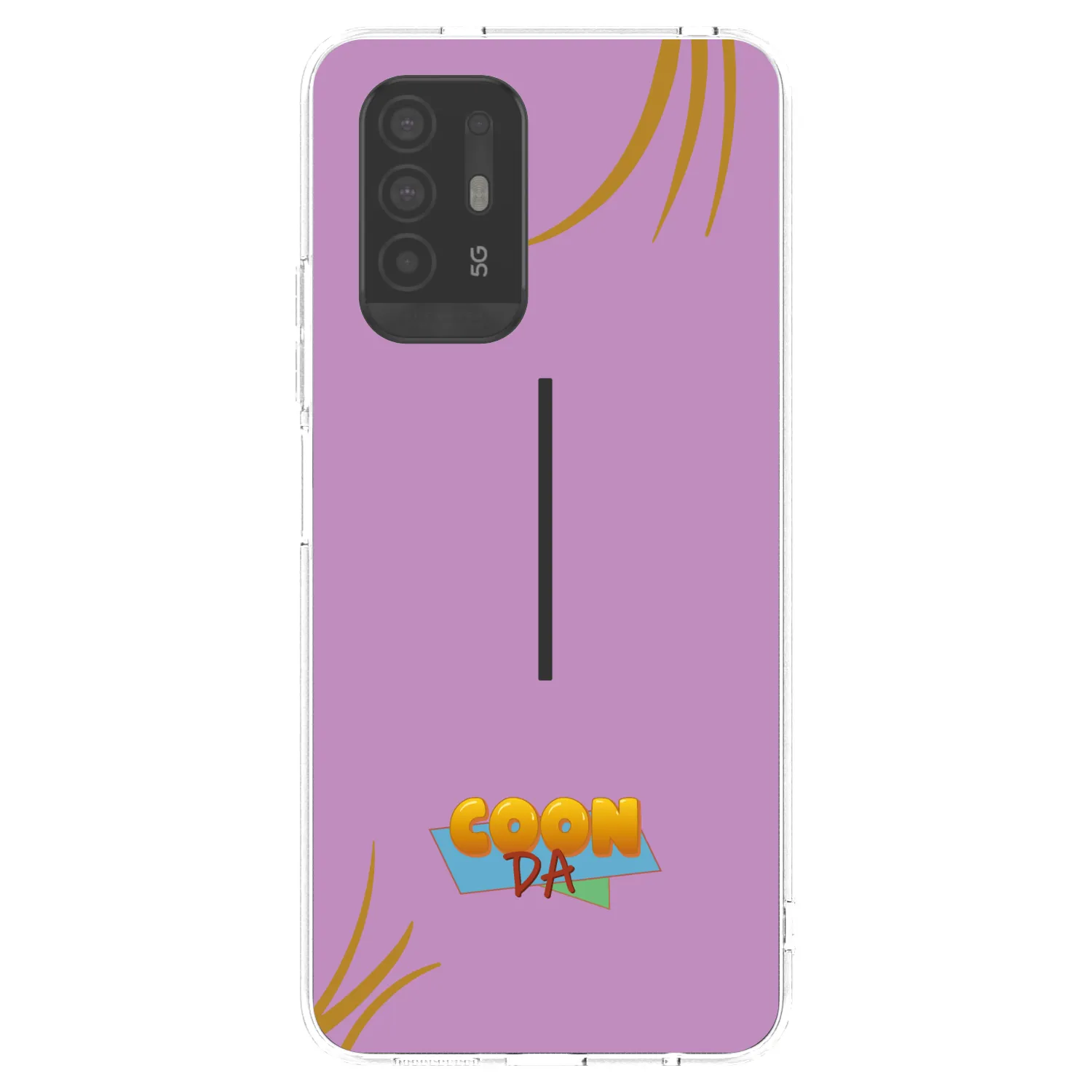 Picasee silikonový průhledný obal pro OPPO A94 5G - COONDA růžovka