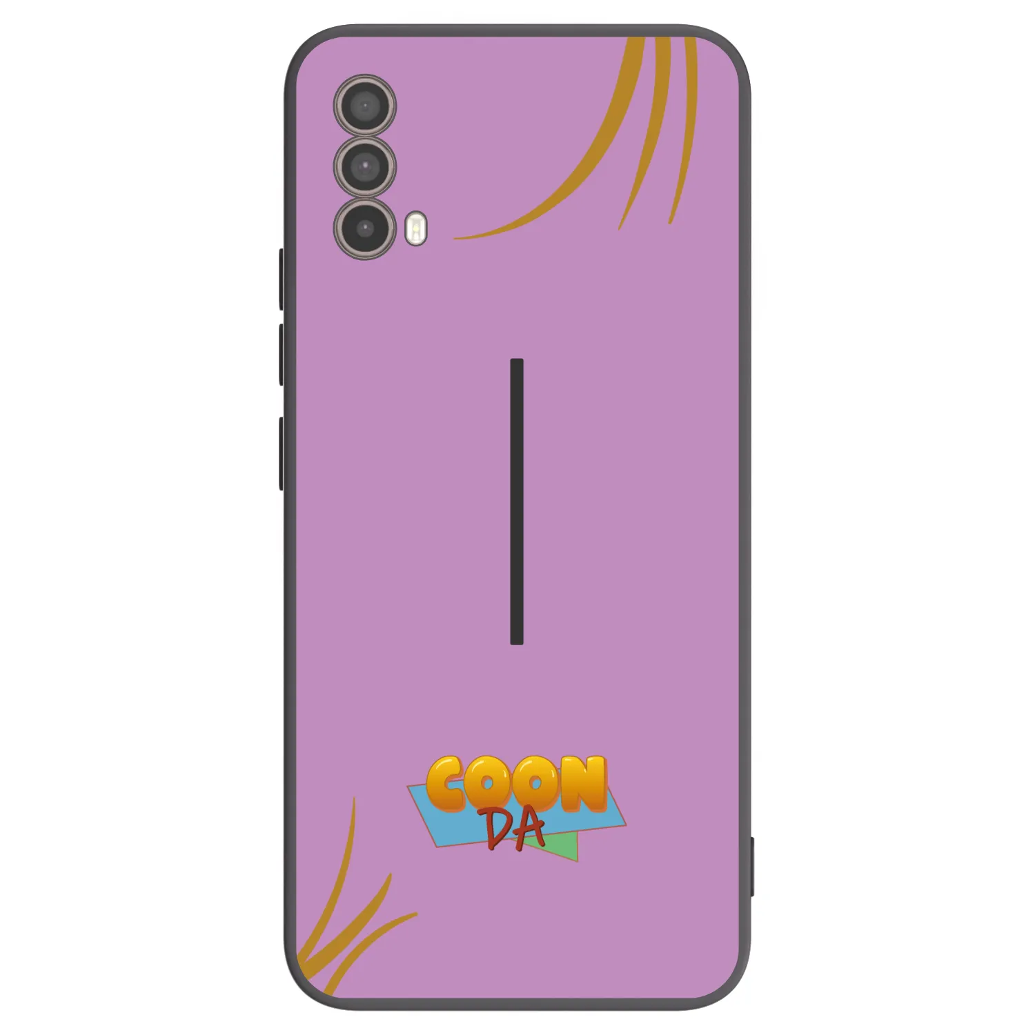 Picasee silikonový černý obal pro Motorola Moto E40 - COONDA růžovka
