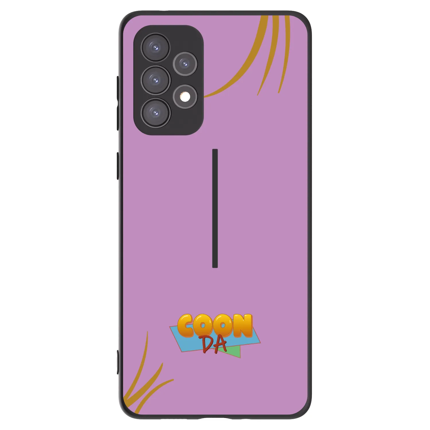 Picasee silikonový černý obal pro Samsung Galaxy A73 5G - COONDA růžovka
