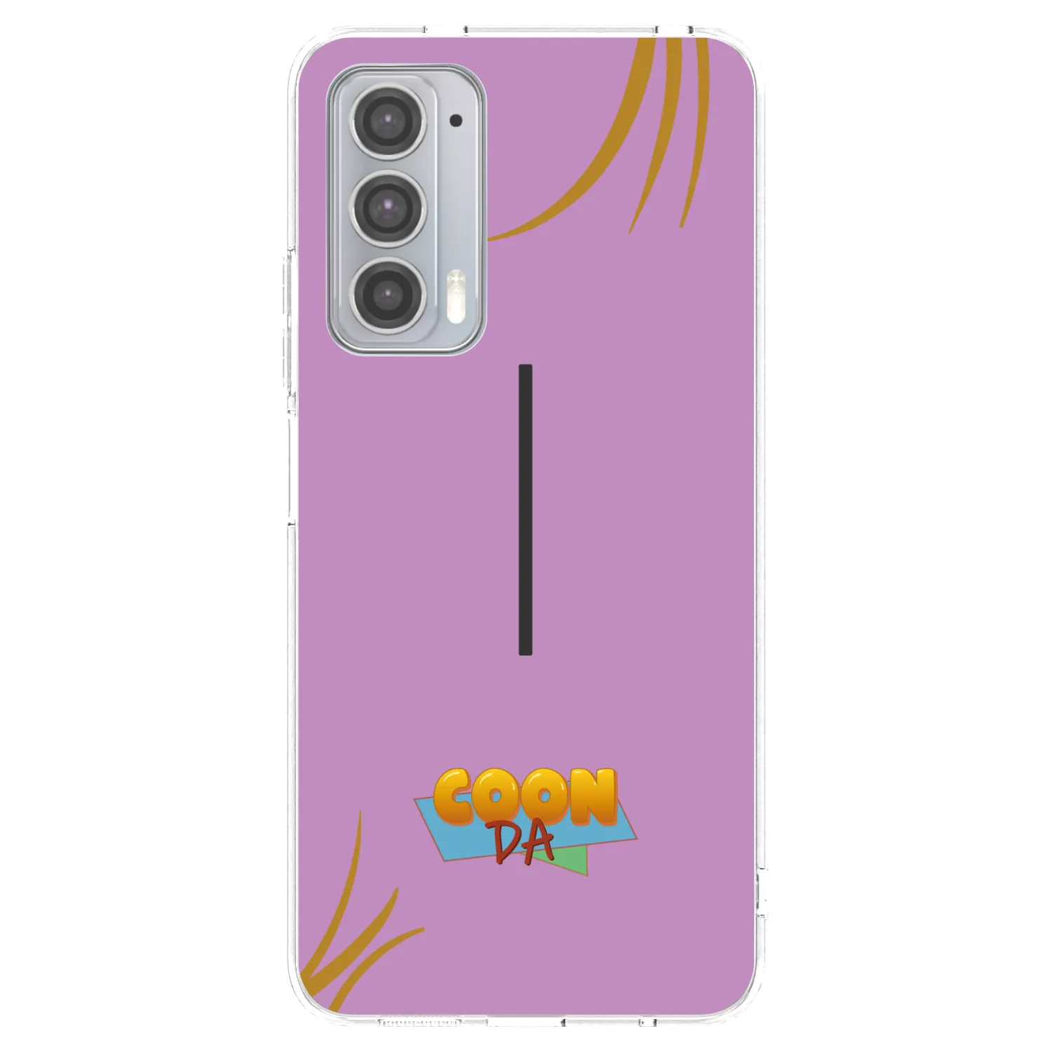 Picasee silikonový průhledný obal pro Motorola Edge 20 - COONDA růžovka