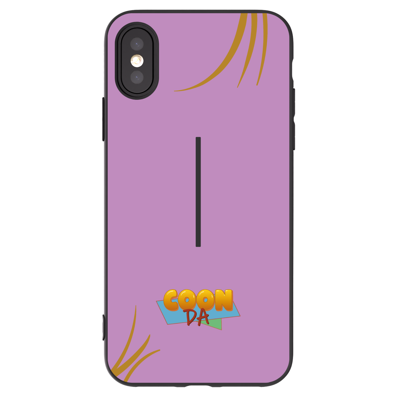 Picasee silikonový černý obal pro Apple iPhone X/XS - COONDA růžovka