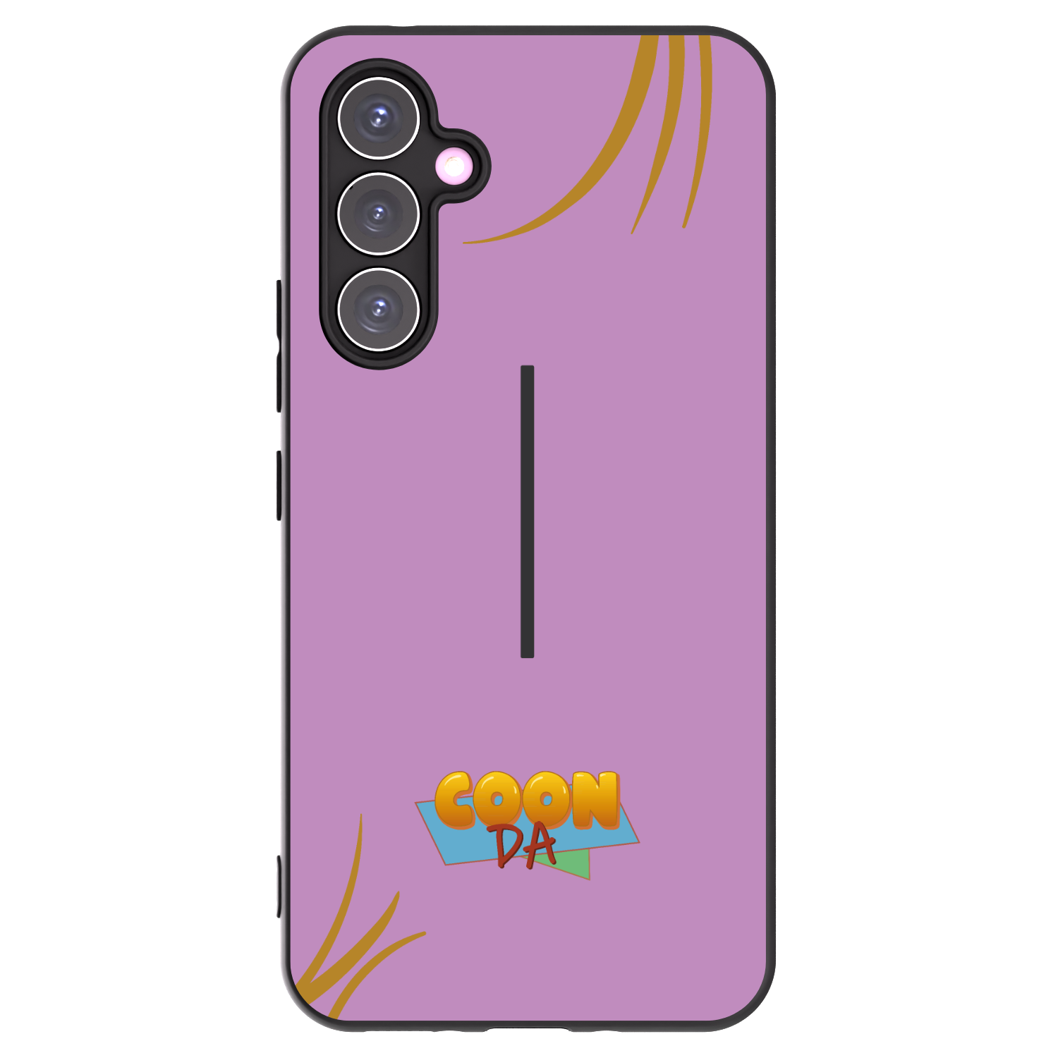 Picasee silikonový černý obal pro Samsung Galaxy A54 5G A546B - COONDA růžovka